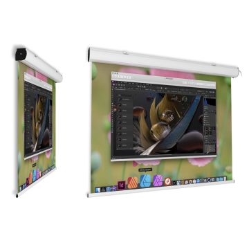 160x90cm formato 16:9 Schermo motorizzato Ellipse 