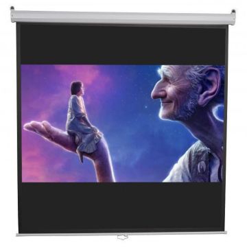 200 x 200 Schermo di proiezione a molla in formato 1:1  SBOX