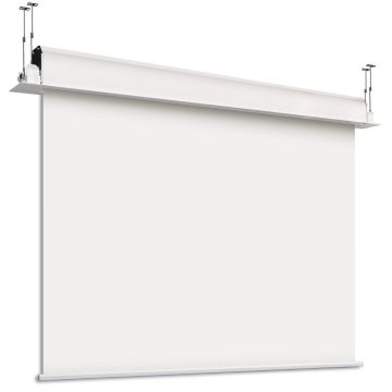 220x220 cm formato 1:1 Schermo Motorizzato da controsoffitto INCEEL (237cm)