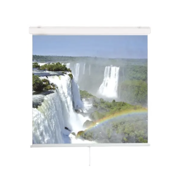 170x96 cm formato 16:9 Schermo a Molla con bordi Luxi (187cm)