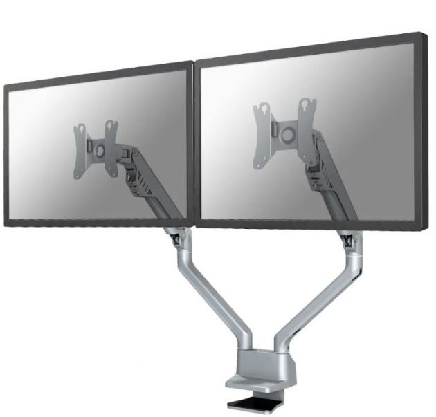 Staffa da scrivania per 2 monitor Newstar FPMA-D750DSILVER