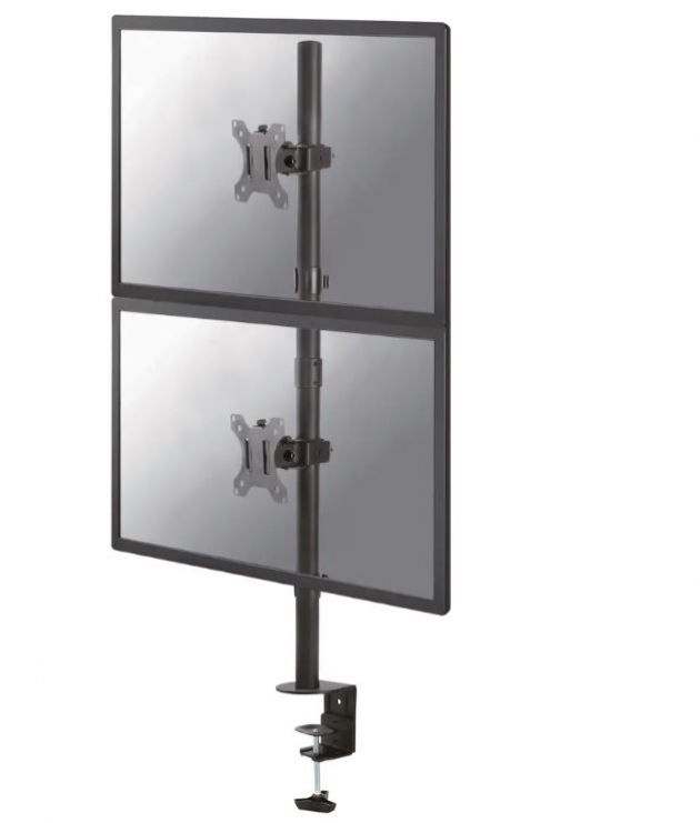 Staffa da scrivania per 2 monitor Newstar FPMA-D550DVBLACK