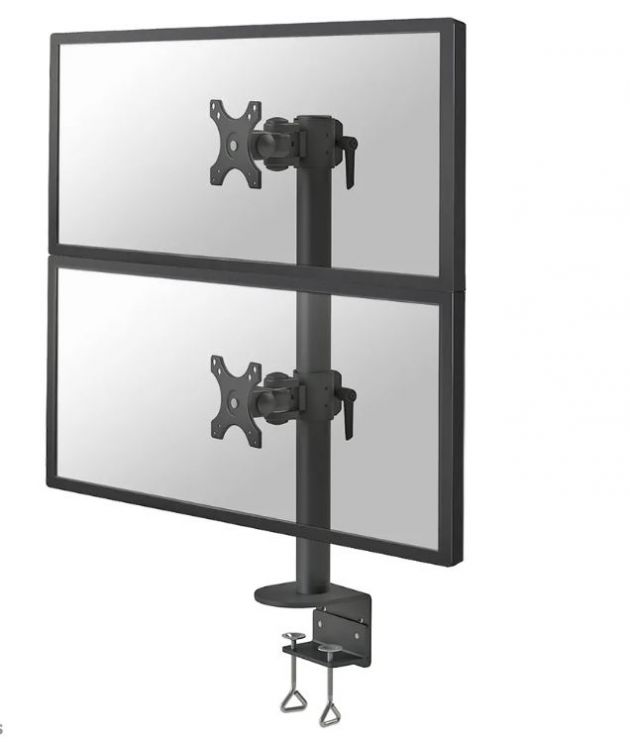 Staffa da scrivania per 2 monitor Newstar FPMA-D960DVBLACKPLUS